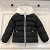 Baby designer kläder ner kappa mode för att vara bekväm snygg mångsidig athleisure barnkläder och kvinnors huva långärmade pull-jackets