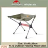 Camp Furniture Naturehike Outdoor Folding Moon Chair Camping Fishing Ultra Light Portable 600D Oxford Tyg Folding Chair Picnic BBQ Moon Stool 0909