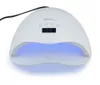 Nail Dryers Fast Dryer SUN5 Plus 48W LED UV Lamp Auto Sensor Turn On And Off Curing Gel Polish With LCD Display Screen