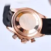 7a Bekijk 40 mm automatische heren Watch 904L roestvrij staal multi -dial waterdichte lumineuze klassieke gulle rubberriem verstelbare horloges Designer horloges