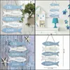 Party Decoration Party Decoration -Flops Hanging Board Wood Sea Ornaments The Beach My is Place Wall Home Happy Door D HomeIndarusy DHY3F