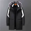 Piumino da uomo Parka Inverno Anatra Bianca Giubbotti Uomo Con Cappuccio Spessa Calda Collo di Pelliccia di Alta Qualità Cappotti Maschili Casual Outerwer Y22