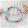 Fili di perline Bracciale Fili di gioielli Fatti a mano Colore all'ingrosso Soft Y Beach Braccialetti bohémien per le donne Drop Delivery 2021 Lulubab Dh9Hx