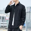 Men's Casual Shirts 2023 Summer Basis Military Tactical Men Solid Long Sleeve Dress Male Army Green Cargo Work