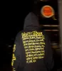 Erkek Hoodies VTM Black World Tour Erkekler Kadın Sarı Şehir Metin Basılı Vtmhoodie Sleeve Ölümden Sonra Yaşam Logo Sweatshirt