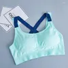 Completo da yoga Arrivo Donna Reggiseno sportivo incrociato sul retro Reggiseni sexy con schienale alto Reggiseni push-up Tranning Corsa Fitness Abbigliamento sportivo Ritaglio