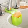 Kitchen Sink Storage Drain Basket Toothbrush Brush Hanging Baskets Cleaning Sponge Draining Holder Rack Bathroom Gadgets BH7536 TQQ