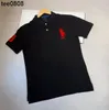 2023 Yaz Tasarımcı Tops Polo Erkekler Paul Tshirts Büyük At Amerika RL Grafik Tees Nakış Erkekler T-Shirts Baskı Polos Sıradan Kısa Kollu