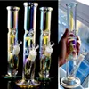 dikke Waterpijpen Glazen bongs met downstem perc waterpijp china bubbler 14 mm joint recycle olie rig Zeker aan te bevelen