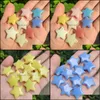 Charms Star Shape Luminous Stone Charms Fluorescencyjna czakra leczenie wisiorek świeci w ciemności na naszyjnik Akcesoria biżuterii