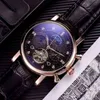 Słynna marka Baifujiangshi d ton feili męskie pełne automoutomatyczne mechaniczne wieczne kalendarz Wodoodporny zegarek