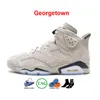 Bred 6s Georgetown Basketbol Ayakkabıları Menekşe Cevheri 4s Kiraz Askeri Kara Kedi Ateş Kırmızısı Toro Bravo 4 Hare 6 Kutulu Erkek Ayakkabısı Dağınık Oda kızılötesi Yelken Neon Metalik Gümüş