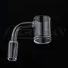 DHL Smoking Round Bottom 4mm Thick Bottom Quartz Banger Beveled Edge Nails With 2mm Male Female 10mm/ 14mm/ 18mm Bangers For Dab Rigs