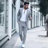 Ternos masculinos Blazers Moda casual Com negócios de negócios masculino para festas de festas de casamento Smok