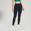 2024 Lu Lu Lemens Pantaloni da yoga per donna Nude a vita alta addome Hip Lift Pilates Pantaloni fitness Leggings scarni Pantaloni sportivi