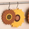 Tapetes de mesa, manteles aislantes de silicona para vajilla de girasoles, cuenco floral grueso, posavasos para bebidas, mantel individual antideslizante