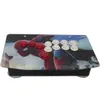 Spelkontroller RAC-J500B Alla knappar Hitbox Style Arcade Joystick Fight Stick Controller Artwork Panel f￶r PC USB