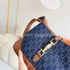 Designer uma bolsa de ombro bolsa de luxo Bolsa feminina Jackie Purse Double G Vintage and Fashion Tootes com metal Lock Ladies Wallet