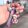 Anahtarlıklar chunou sevimli tembellik anahtarlık karikatür anime sile anahtar zincirleri kadınlar için moda hayvan serisi biblolar araba anahtarı yüzüğü t220909