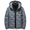 Masculino de parkas Jaysce Moda de inverno masculino Snow Snow Sports Térmicos Jaqueta de grandes dimensões da tendência coreana Capuz à prova de vento Y22