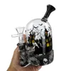 Rökningstillbehör Halloween Ghost Water Pipe Seasonal Item Silicone Pipes Glass Bongs