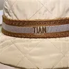 Sombrero de cubo de diseñador de lujo para mujeres sombreros de borde anchos algodón de algodón de invierno tibio cálido sombreros de lujo unisex
