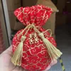 Gift Wrap Style Style Wedding Supplies Chińska impreza Favor Candy Bag Pudełko z ręcznie kreatywną Cloth Event Event