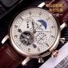 Beroemd merk Baifujiangshi d Ton Heren volautomatisch mechanisch eeuwigdurend kalenderserie waterdicht horloge