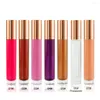 Lip Gloss 7-color Moist Pearl Shiny Private Custom Logo Nutritivo e hidratante