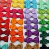 ملحقات الشعر 10pcs/الكثير من الألوان الصلبة Grosgrain Ribbon Bowknot Choundler Clips Handmade Bows Baby Barrettes Hairpins Po Props Hompts