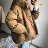 Herren Down Parkas Winterjacke Herren Parka warme Mode l￤ssige koreanische koreanische Kollegin Kurzmantel Streetwear Wild Lose Dick Jacke Herren Kleidung 220909