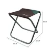 Muebles de campamento, silla plegable portátil para acampar al aire libre, taburete de pesca impermeable duradero con bolsa de almacenamiento 0909