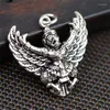 Collane con ciondolo LYBUY Thai Silver Eagle Bird Garuda Power God Gioielli in argento sterling S925