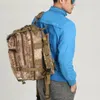 Ad alta capacità 35L Uomo Donna Army Tactical Backpack 3P Softback Outdoor Bug Zaino impermeabile Escursionismo Campeggio Caccia Borse Oxford Zaino militare Nero/Khaki S33