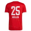 Hommes Enfants 22-23 FC Club 6 KIMMICH Ensemble de maillots de football 8 GORETZKA 42 MUSIALA 17 MANE 7 GNABRY 10 SANE 11 COMAN 25 MULLER Kits de maillots de football Noir Rouge Blanc Sport Couleur BaiRen