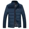 Herren down Parkas Herren Plüsch eingedickter Parkas Stand Halsband Winterjacke Herren Parker Mantel Winter warme dicke Reißverschlussmantel gepolstertem Mantel für Männer 220909