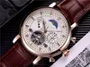 Luxury Brand Mens Multifunctional Automatic Watch Mechanical Wristwatch Couple Waterproof Timepiece