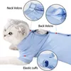 أزياء القطط بدلة استرداد القط لجروح البطن أو ملابس الجلد البشرة ملابس السحب بيجاما مريحة لصناعة الشحذ منع تسلق الشعر 220908