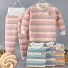 Pigiama Pigiama per bambini Primavera Autunno Inverno Ragazzi Ragazze Pigiama Cotone Sleepwear Bambini Bambini Sleepwear Biancheria intima termica 220909