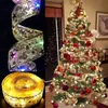 Andere Event-Party-Zubehör, Weihnachtsdekoration, LED-Lichtbänder, Baumschmuck, DIY-Spitzenschleifen, Schnur, Navidad, Heimdekorationen, Jahr 220908