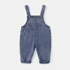 Salopette Bébé Denim Salopette Printemps Automne Bébé Mode Pantalon Garçons Mignon Pantalon Style Coréen Vêtements Pour Enfants Tendance Fille Salopette 220909