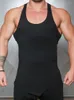 Men's Tank Tops Brand Solid Color Clothing Gym Top Men Fitness Sleeveless Shirt Cotton Blank Muscle Vest Bodybuilding Stringer Tanktop