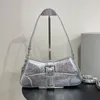 Sacs de créateurs Sablier Nouveau sac axillaire femmes Hobo sacs Cool fille bandoulière épaule sous les bras sacs sac à main Alligator en cuir véritable haute qualité