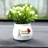 Interior Decorations Car Ornament Simulation Plant Auspicious Fruit Potted Center Console Decoration Products Auto Accessories