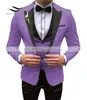 Costumes pour hommes Blazers Costumes blancs pour hommes Slim Fit 3 pièces Veste d'affaires Tuxedos Blazer gentleman pour mariage Groom Prom Evening Party School 220909