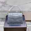 Bolsa de mão bolsa tiracolo feminina bolsa de ombro bolsa de corrente dourada bolsa de couro real carteira com aba compartimento interno cobra metal alta 2022