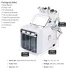 Beauty Equipment 6 IN 1 Hydra Facial Machine RF Skin Rejuvenaiton Microdermabrasion Hydro Dermabrasion Bio Lfting Wrinkle Removal Hydrafacia