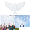 Party Decoration Party Decoration White Flying Biologiskt nedbrytbar bröllop Birthday Church Peace Baptism Easter Po Props Decor Homeindustry Dhlhi