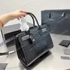 Bolso de hombro de cocodrilo Bolsos de mano de cuero cruzados para mujer Bolsos de diseño de lujo Bolsos cruzados de alta calidad Moda Pochette Monedero Conjunto de 2 piezas Bolso de mano