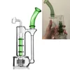 Häftiga Upline vattenpipor i glas med spline Perc och matchande tillbehör Matrix Percolator Oil Rig Bubbler Pipes med 14 mm skarv